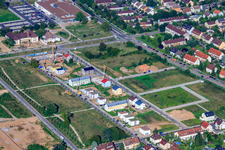 Neubaugebiet Sudetenstr im Ortsteil Knielingen in Karlsruhe im Bundesland Baden-Württemberg, Deutschland