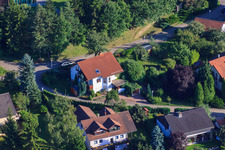Luftbild von Bergstr im Ortsteil Ellmendingen in Keltern im Bundesland Baden-Württemberg, Deutschland
