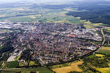 Sinsheim von Norden im Bundesland Baden-Württemberg, Deutschland