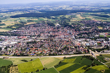 Luftbild von Sinsheim im Bundesland Baden-Württemberg, Deutschland