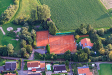Luftbild von Tennisclub Blau-Weiß Insheim e.V im Bundesland Rheinland-Pfalz, Deutschland