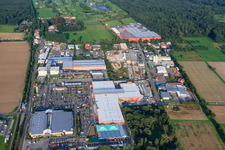 Hornbach Bauzentrum im Industriegebiet Bruchwiesenstr in Bornheim im Bundesland Rheinland-Pfalz, Deutschland