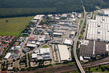 Graben,Gewerbegebiet Boschstr in Graben-Neudorf im Bundesland Baden-Württemberg, Deutschland