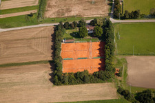 Tennisclub im Ortsteil Spöck in Stutensee im Bundesland Baden-Württemberg, Deutschland