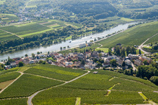 Dorfkern an den Fluß- Uferbereichen der Mosel in Wormeldange in Grevenmacher in Wormeldingen, Luxemburg