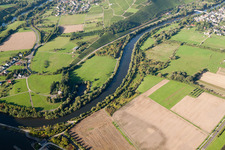 Ort in einer Saarschleife im Ortsteil Könen in Konz im Bundesland Rheinland-Pfalz, Deutschland