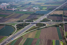 Kreuz Ludwigshafen im Ortsteil Ruchheim in Ludwigshafen am Rhein im Bundesland Rheinland-Pfalz, Deutschland