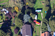 Luftbild von Saarstraße Villa Kunterbunt in Kandel im Bundesland Rheinland-Pfalz, Deutschland