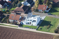 Ortsteil Billigheim in Billigheim-Ingenheim im Bundesland Rheinland-Pfalz, Deutschland von oben