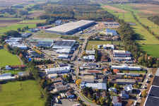 Industriegebiet Horst, Barthelsmühlring im Ortsteil Minderslachen in Kandel im Bundesland Rheinland-Pfalz, Deutschland