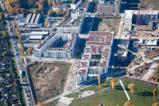 Kriegsstraße Ost im Ortsteil Südstadt in Karlsruhe im Bundesland Baden-Württemberg, Deutschland von oben