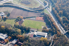 Karlsruhe, Edgar-Heller-Straße, Polizeisportverein Karlsruhe e.V im Ortsteil Durlach im Bundesland Baden-Württemberg, Deutschland