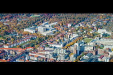 Technologiepark an der Haid-und-Neu-Staße im Ortsteil Oststadt in Karlsruhe im Bundesland Baden-Württemberg, Deutschland