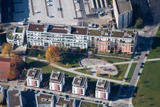 Luftbild von Kriegsstraße Ost im Ortsteil Südstadt in Karlsruhe im Bundesland Baden-Württemberg, Deutschland