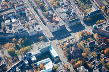 Reinhold-Frank Straße Mühlburger Tor, Christuskirche im Ortsteil Innenstadt-West in Karlsruhe im Bundesland Baden-Württemberg, Deutschland