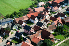 Schleithal im Bundesland Bas-Rhin, Frankreich von oben