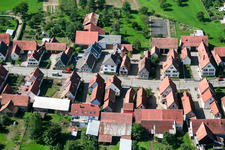 Schleithal im Bundesland Bas-Rhin, Frankreich vom Flugzeug aus