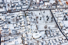 Kandel, kath. Kirche St. Pius, Friedhof im Bundesland Rheinland-Pfalz, Deutschland