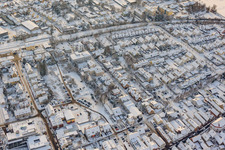 Bismarckstr in Kandel im Bundesland Rheinland-Pfalz, Deutschland vom Flugzeug aus