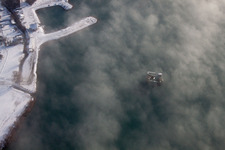 Lauterbourg im Bundesland Bas-Rhin, Frankreich von oben