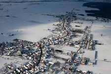 Luftbild von Schleithal (Elsass) im Bundesland Bas-Rhin, Frankreich