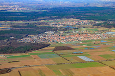 Ortsansicht von Süden in Harthausen im Bundesland Rheinland-Pfalz, Deutschland