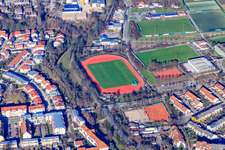 Helmut-Bantz-Stadion und   Sporthalle Ost in Speyer im Bundesland Rheinland-Pfalz, Deutschland