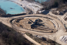 Luftbild von Riedseltz im Bundesland Bas-Rhin, Frankreich