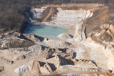 Luftaufnahme von Riedseltz im Bundesland Bas-Rhin, Frankreich