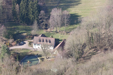 Memmelshoffen im Bundesland Bas-Rhin, Frankreich aus der Vogelperspektive