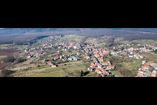Panorama in Lampertsloch im Bundesland Bas-Rhin, Frankreich
