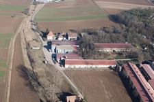 Dieffenbach-lès-Wœrth im Bundesland Bas-Rhin, Frankreich von oben