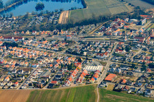 Sepp-Herberger-Straße im Ortsteil Sondernheim in Germersheim im Bundesland Rheinland-Pfalz, Deutschland