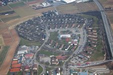 Ortsteil Patrick Henry Village in Heidelberg im Bundesland Baden-Württemberg, Deutschland von oben