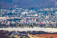 Güterbahnhofstr in Neckargemünd im Bundesland Baden-Württemberg, Deutschland
