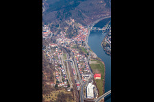 In der Neckarschleife in Hirschhorn im Bundesland Hessen, Deutschland