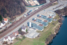 Verwaltungsgebäude des Unternehmens GELITA AG in Eberbach im Bundesland Baden-Württemberg, Deutschland