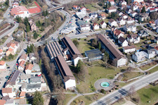 Schulgebäude der Theodor-Frey-Schule in Eberbach im Bundesland Baden-Württemberg, Deutschland