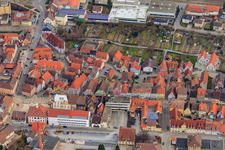 Stadtverwaltung Eppingen am Marktplatz im Bundesland Baden-Württemberg, Deutschland