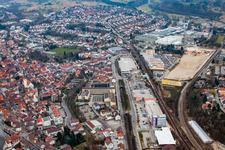 Stadtmitte in Bretten im Bundesland Baden-Württemberg, Deutschland