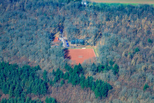 Fußballplatz des SV Erlenbrunn in Pirmasens im Bundesland Rheinland-Pfalz, Deutschland