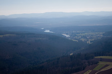 Bousseviller im Bundesland Moselle, Frankreich aus der Luft