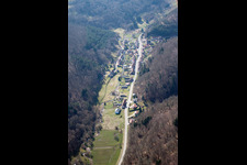 Luftaufnahme von Hanviller im Bundesland Moselle, Frankreich