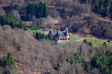 Luftaufnahme von Lohr im Bundesland Bas-Rhin, Frankreich