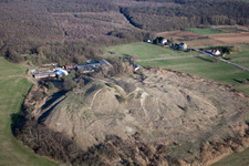 Gunstett im Bundesland Bas-Rhin, Frankreich vom Flugzeug aus