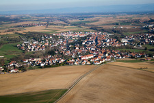 Luftbild von Retschwiller im Bundesland Bas-Rhin, Frankreich