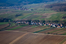 Bremmelbach im Bundesland Bas-Rhin, Frankreich von oben gesehen