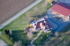 Bremmelbach im Bundesland Bas-Rhin, Frankreich aus der Vogelperspektive
