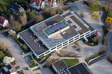 Johannes-Kepler-Gymnasium, Lindenstr in Leonberg im Bundesland Baden-Württemberg, Deutschland von oben gesehen