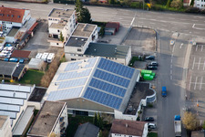 Luftaufnahme von METDRA Metall- und Drahtwarenfabrik GmbH, Dieselstr im Ortsteil Eltingen in Leonberg im Bundesland Baden-Württemberg, Deutschland